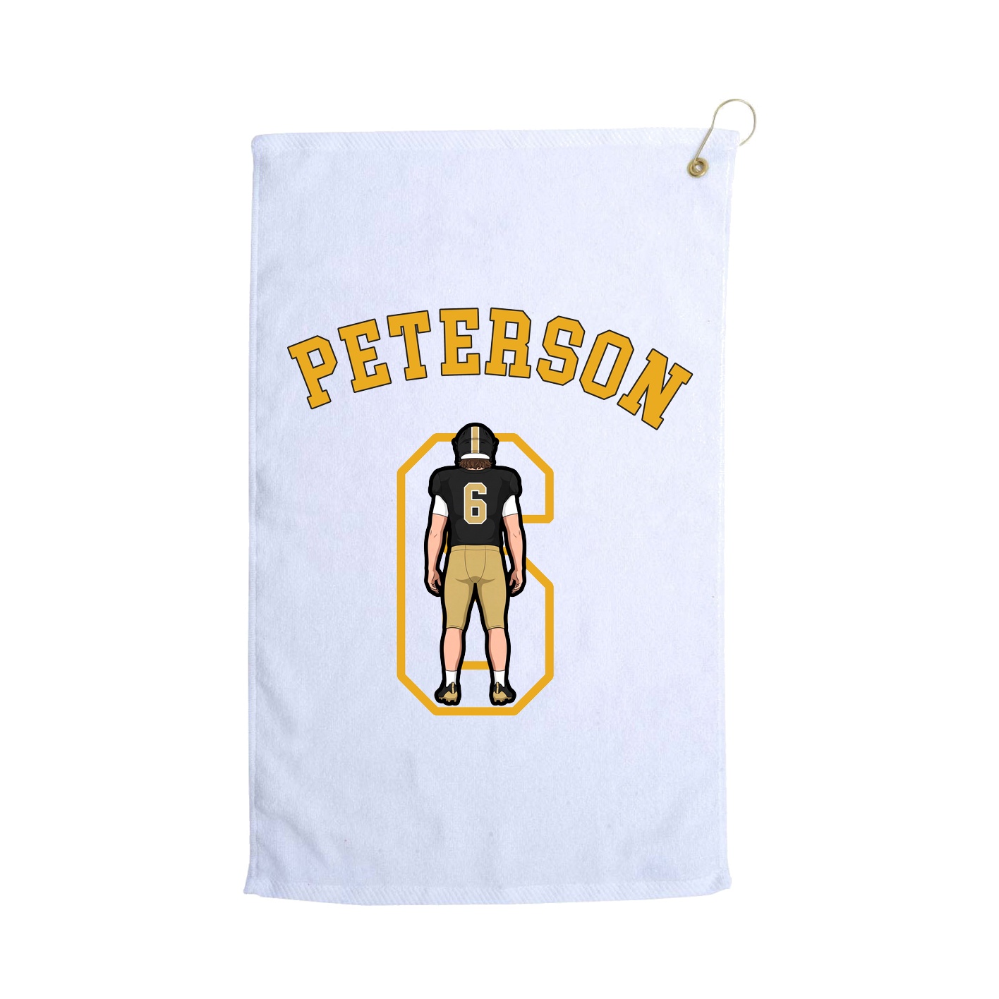 Golf Towel — Shirsey Arch in White