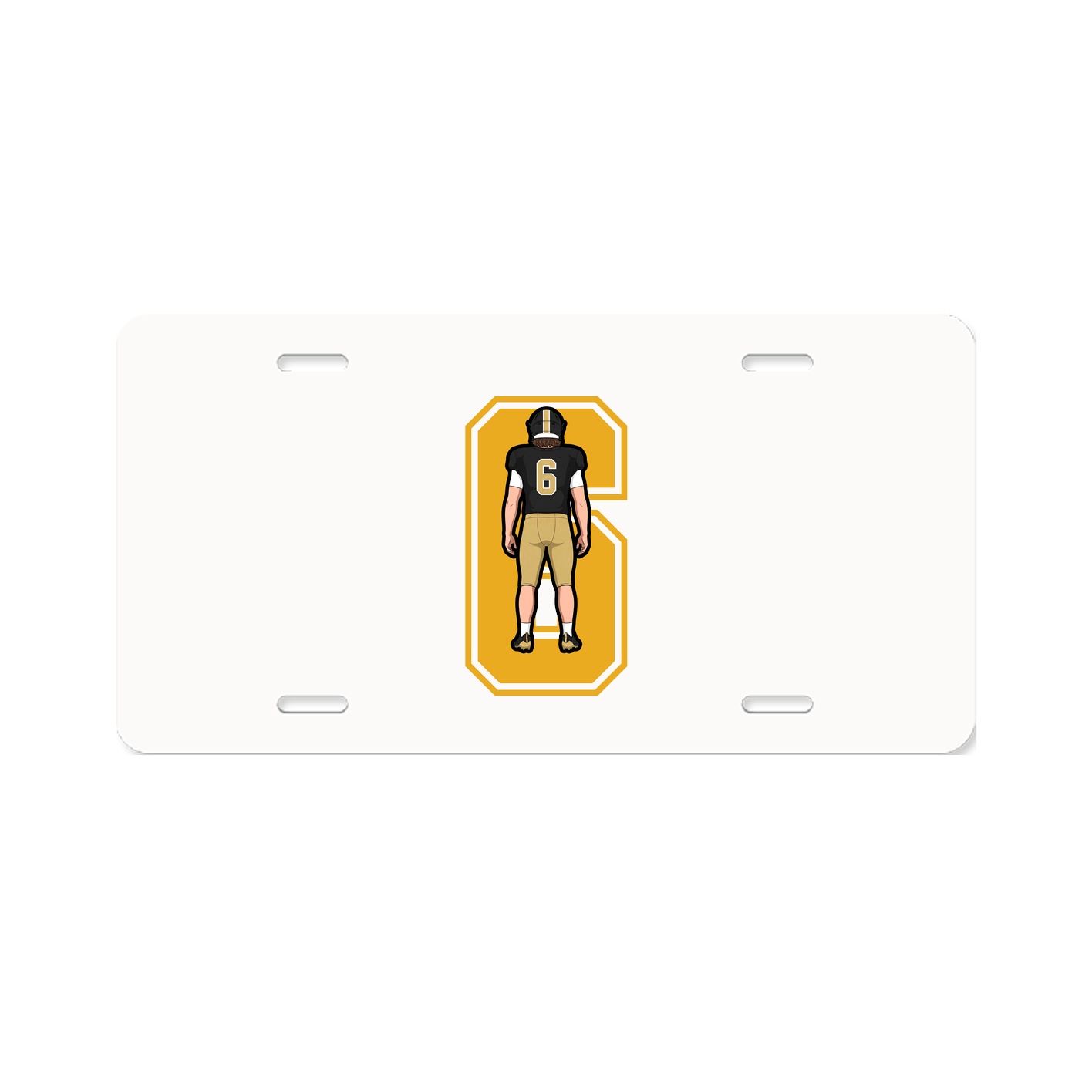 License Plate — Number in Classic