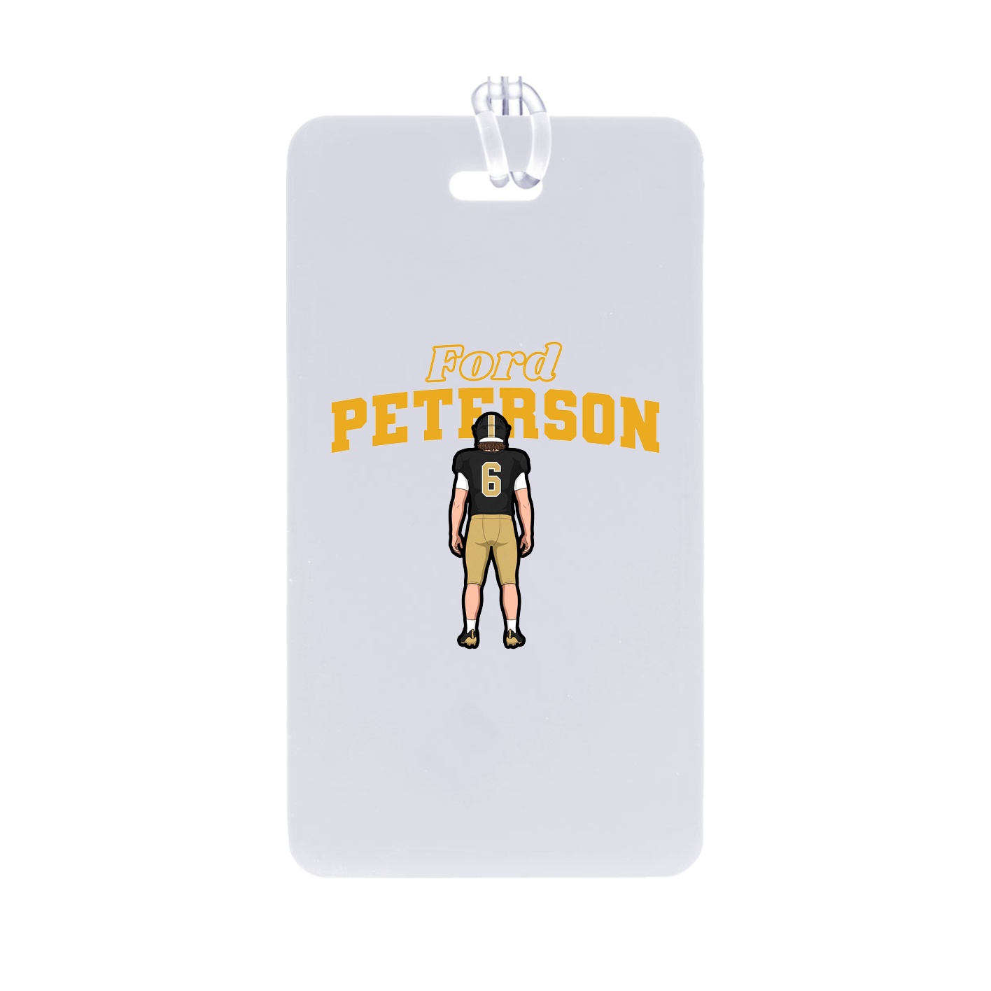 Bag Tag — Name Arch in Classic