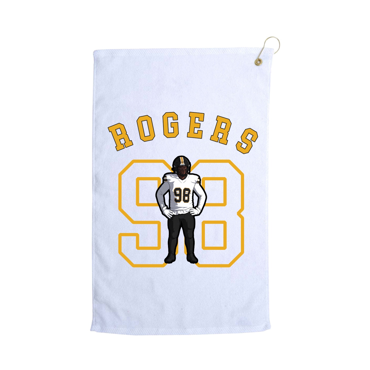 Golf Towel — Shirsey Arch in White