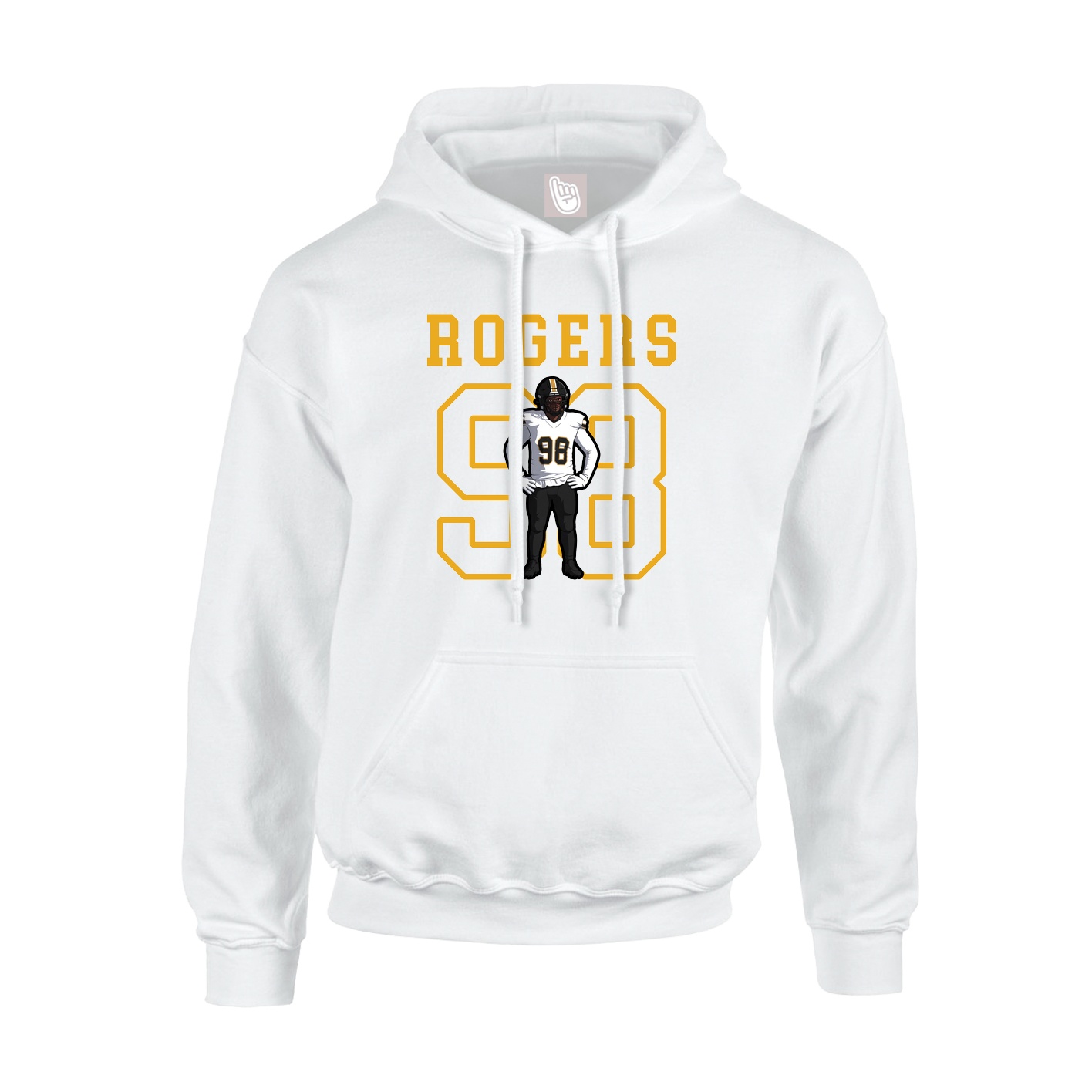 Youth Hoodie — Shirsey in White