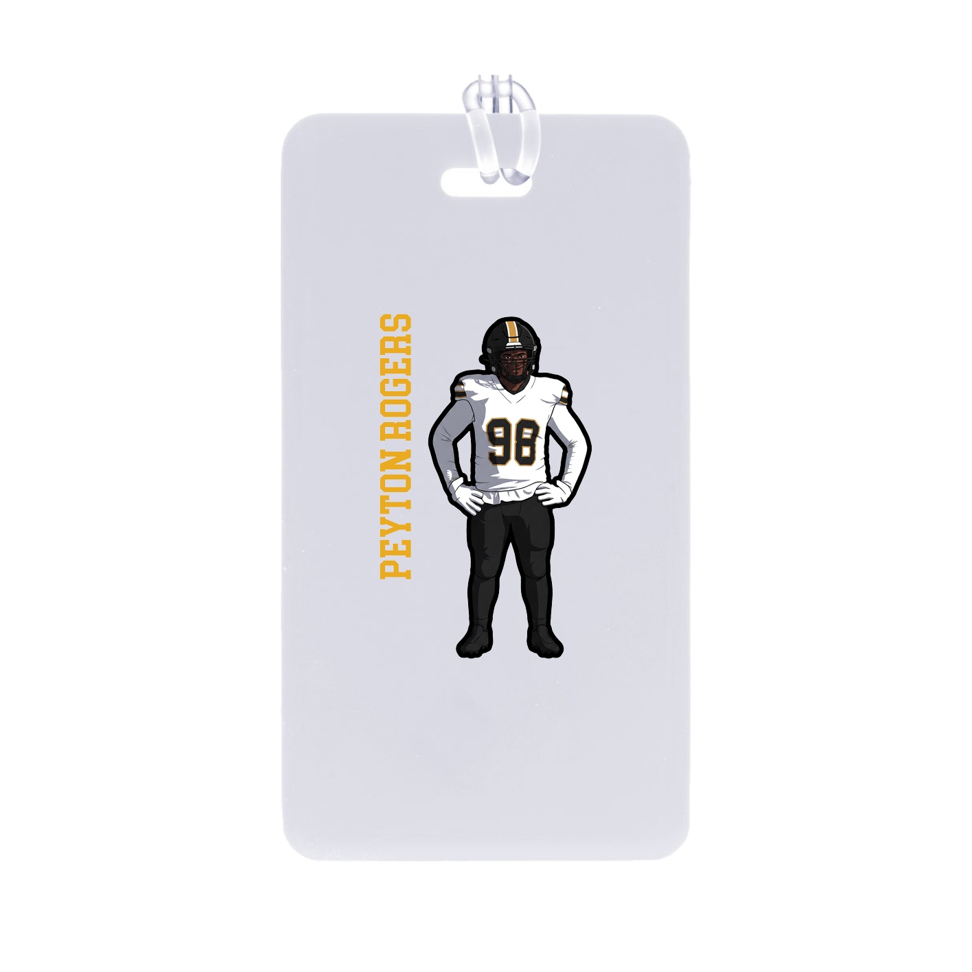 Bag Tag — Name Vertical in Classic