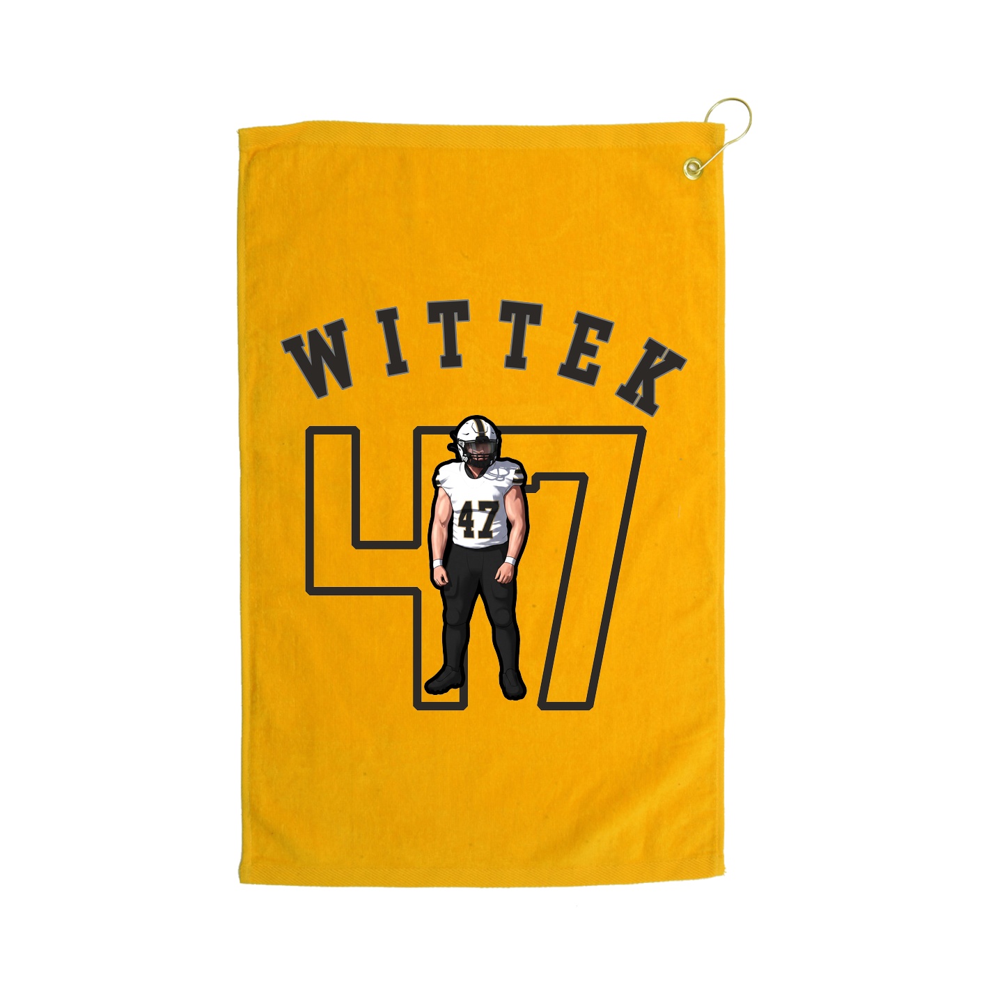 Golf Towel — Shirsey Arch in Gold
