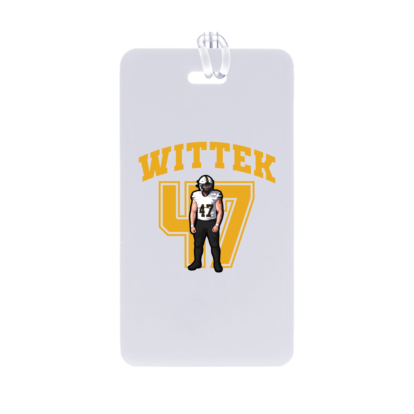 Bag Tag — Number in Classic
