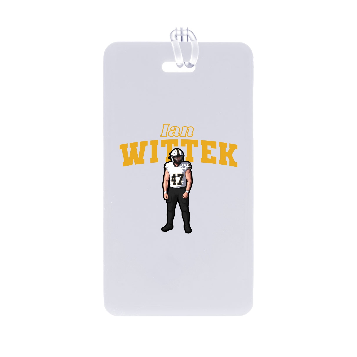 Bag Tag — Name Arch in Classic