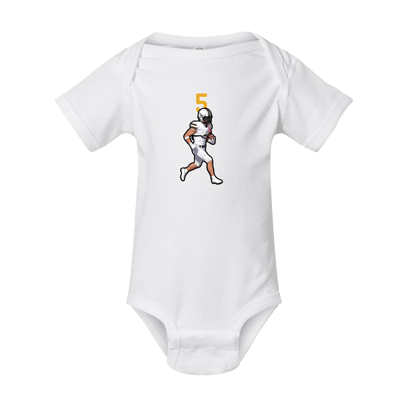 Baby Onesie — Number Top in White