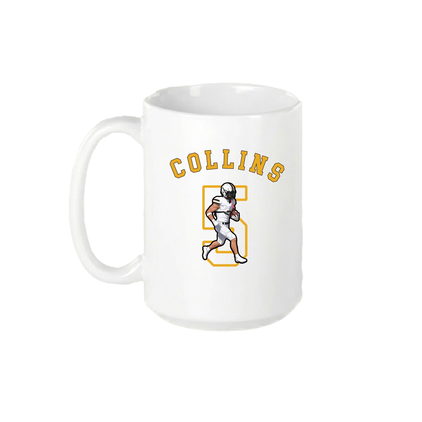 15oz Coffee Mug — Shirsey Arch in White