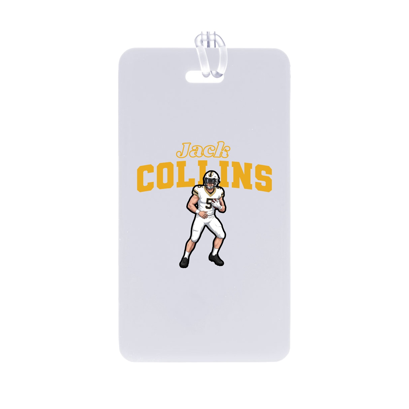 Bag Tag — Name Arch in Classic
