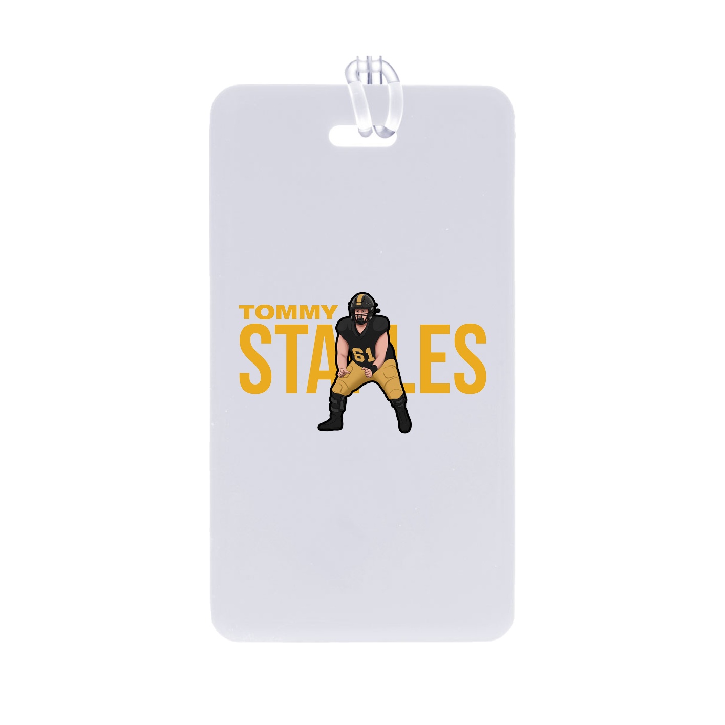 Bag Tag — Player Name in Classic
