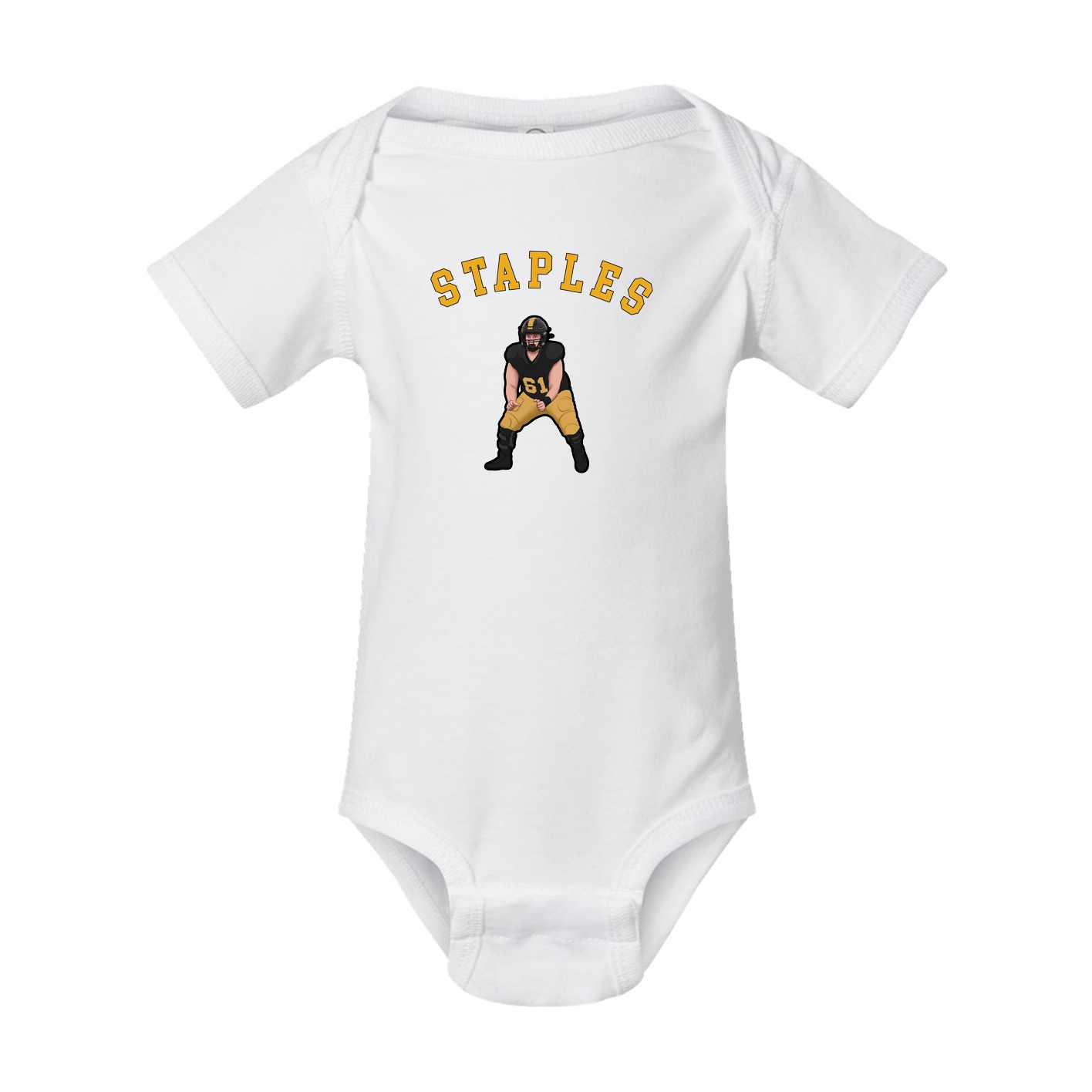 Baby Onesie — Shirsey Arch in White