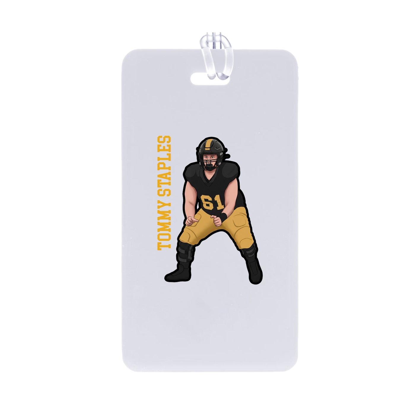 Bag Tag — Name Vertical in Classic