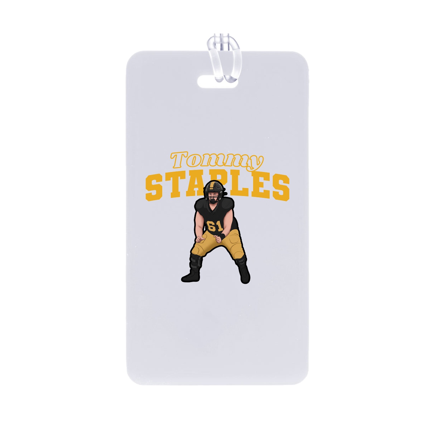 Bag Tag — Name Arch in Classic
