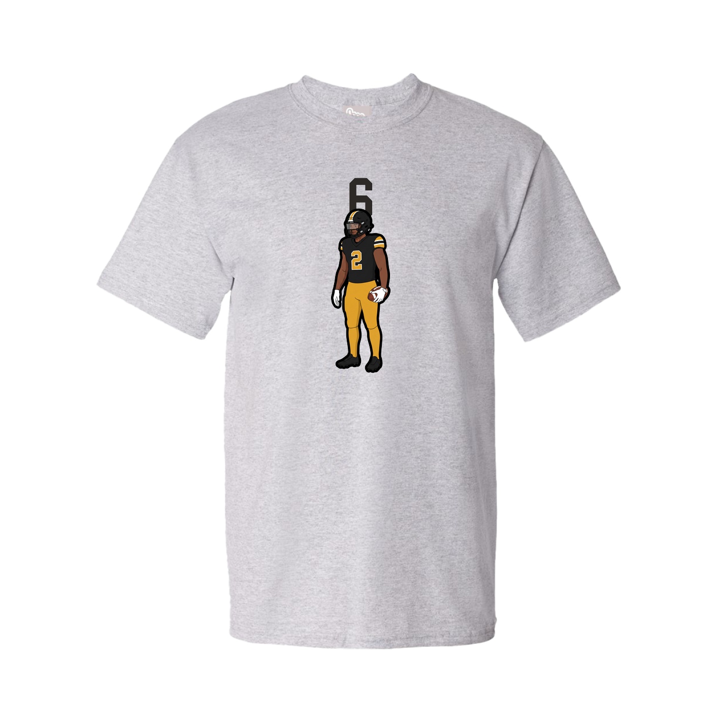 Tee — Number Top in Grey