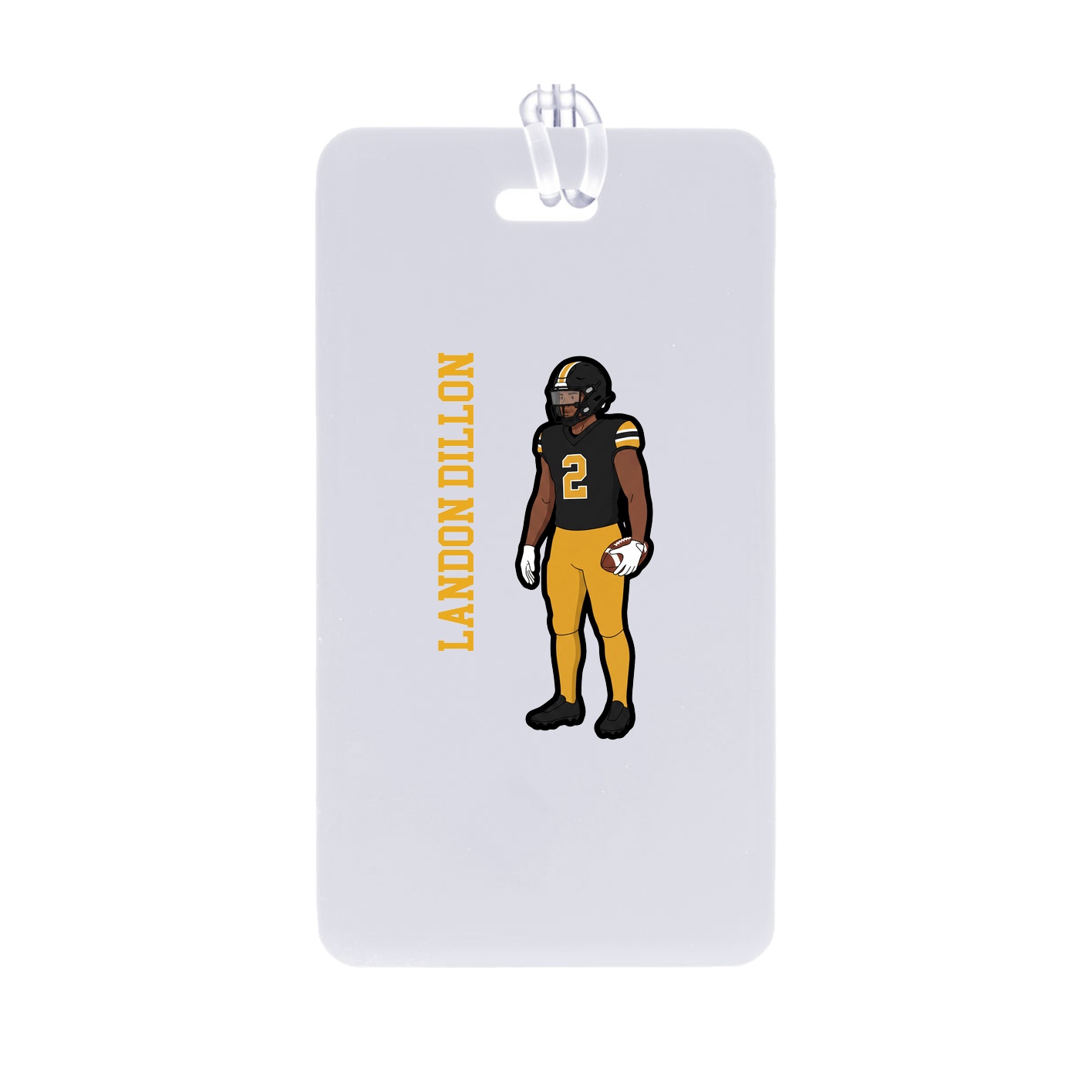 Bag Tag — Name Vertical in Classic