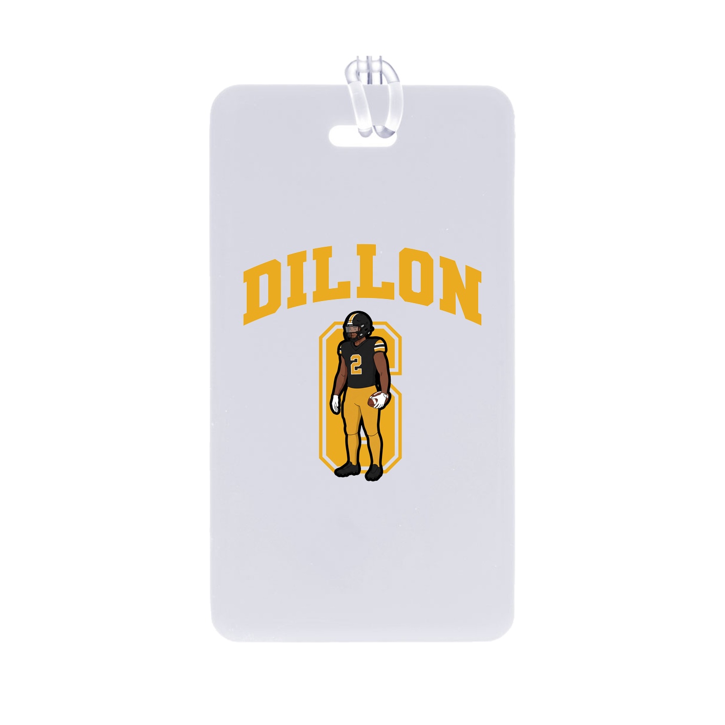 Bag Tag — Number in Classic
