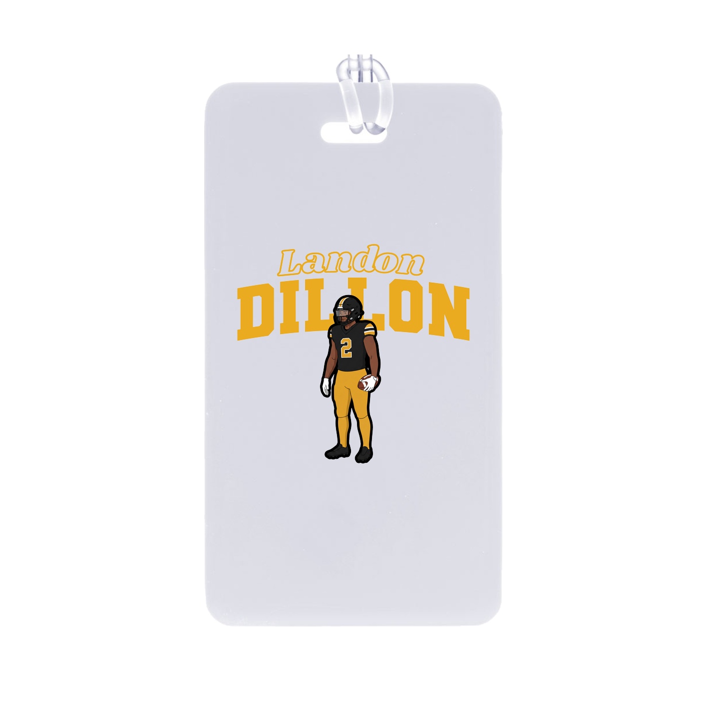 Bag Tag — Name Arch in Classic