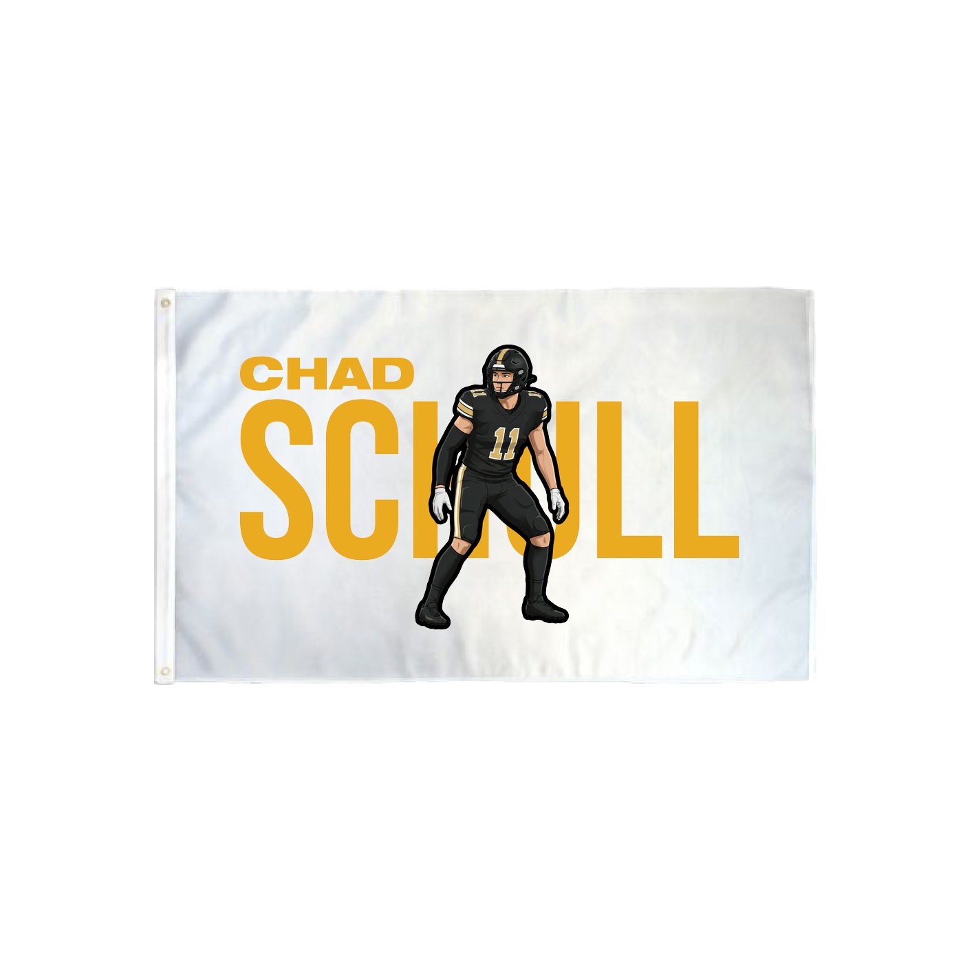 3x5 Flag — Player Name in Classic