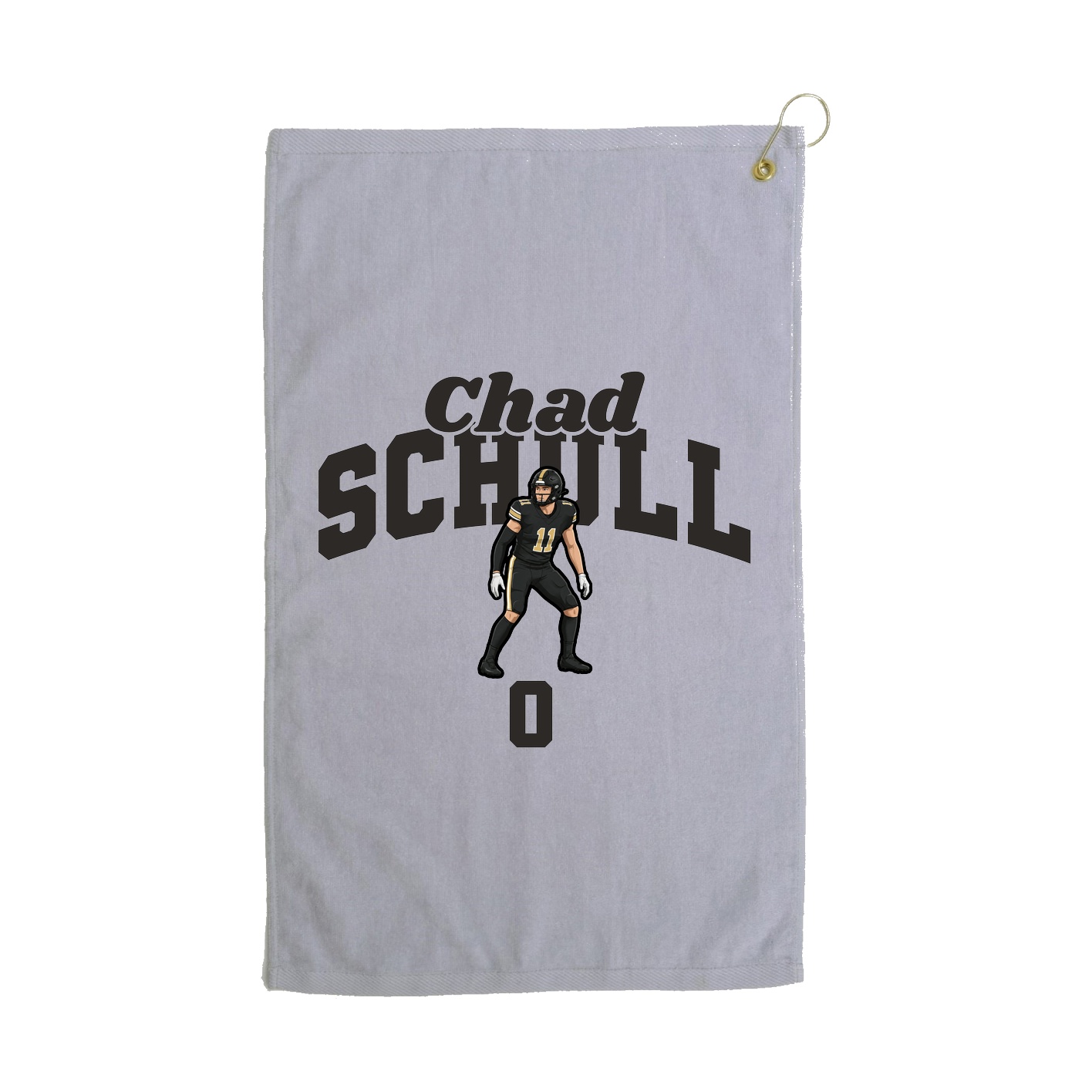 Golf Towel — Signature Arch in Grey