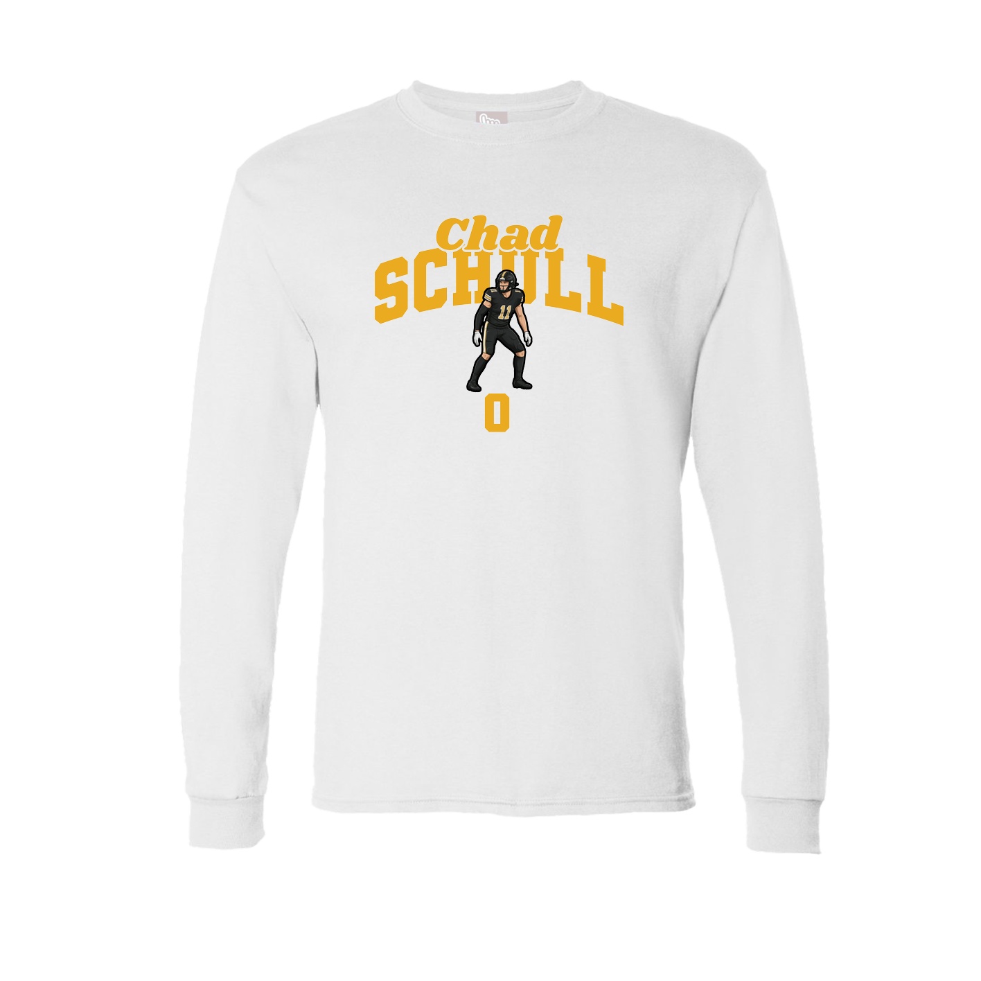 Long Sleeve Tee — Signature Arch in White
