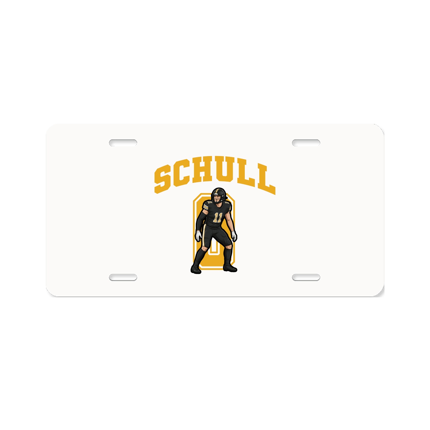 License Plate — Number in Classic