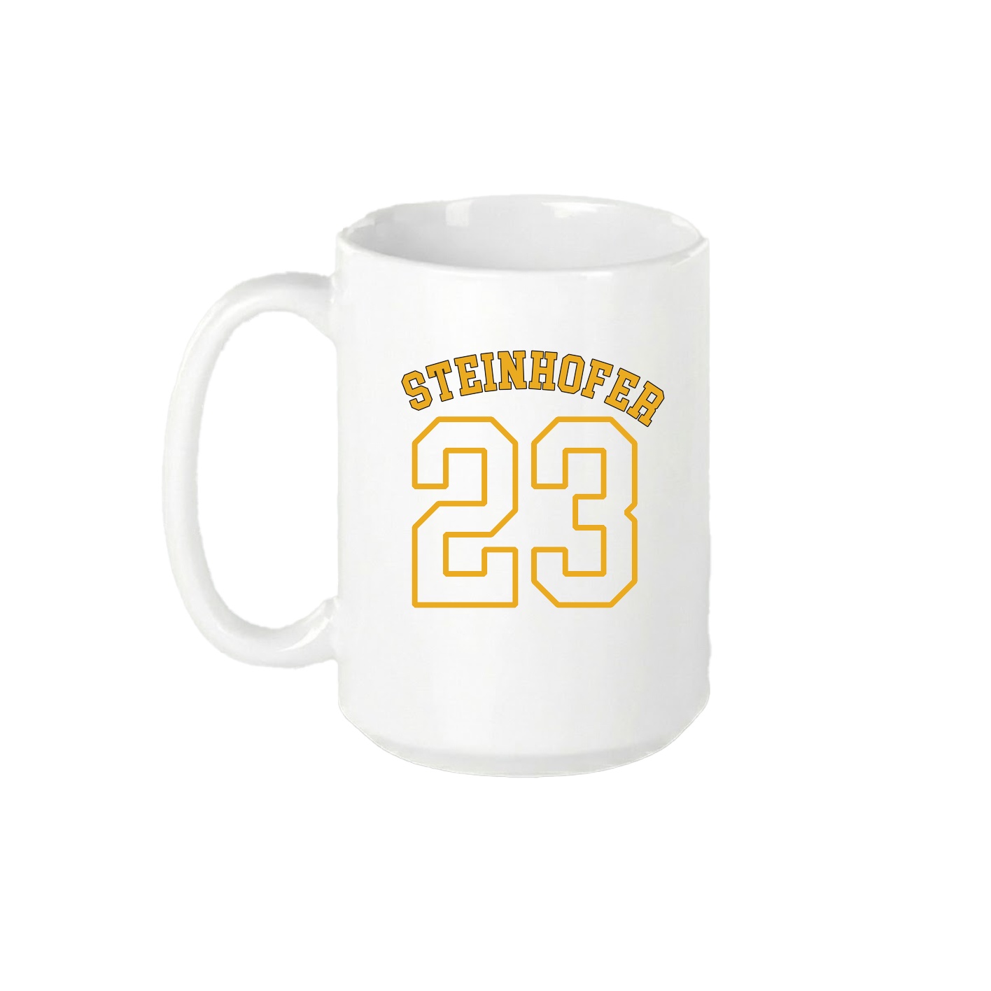 15oz Coffee Mug — Shirsey Arch in White