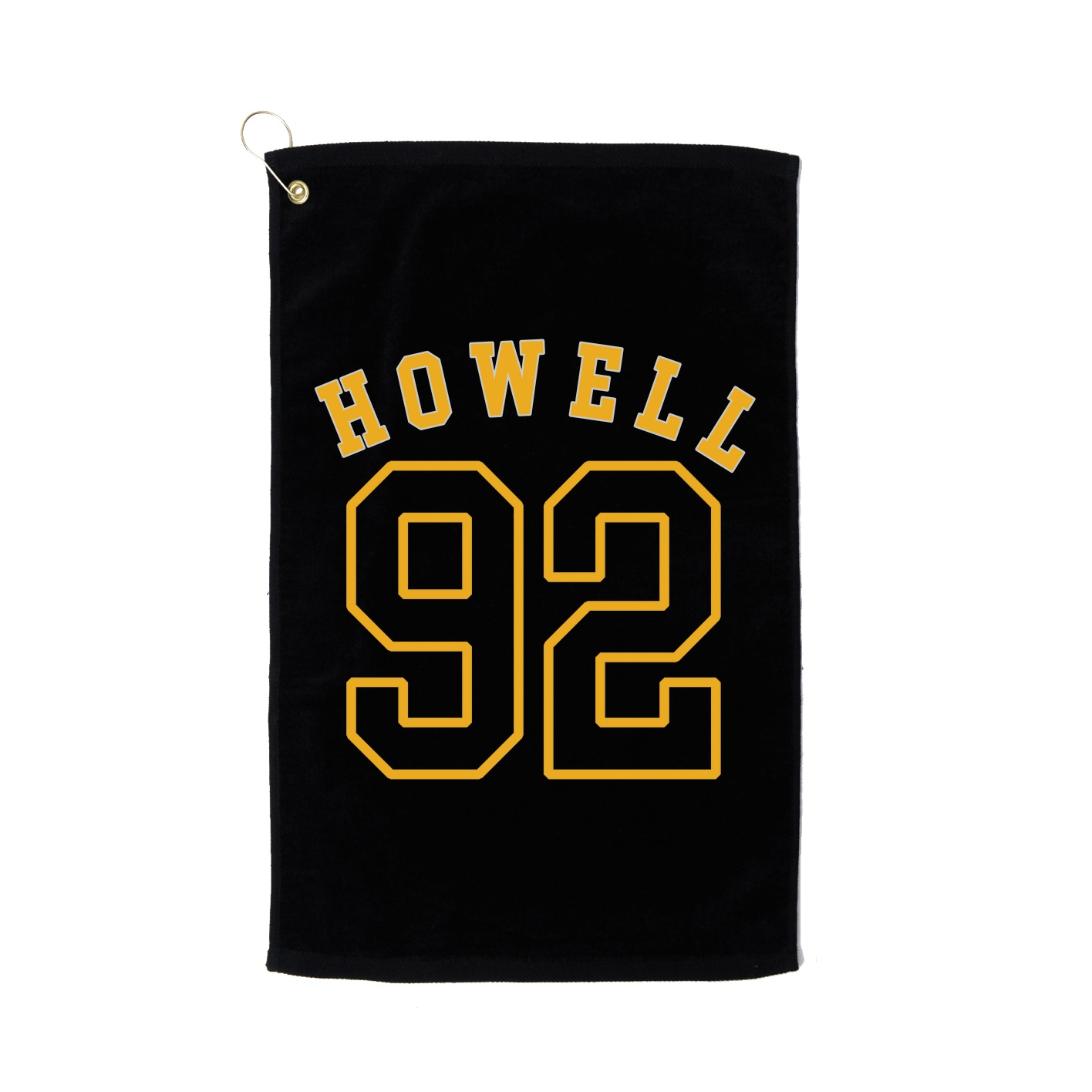 Golf Towel — Shirsey Arch in Black