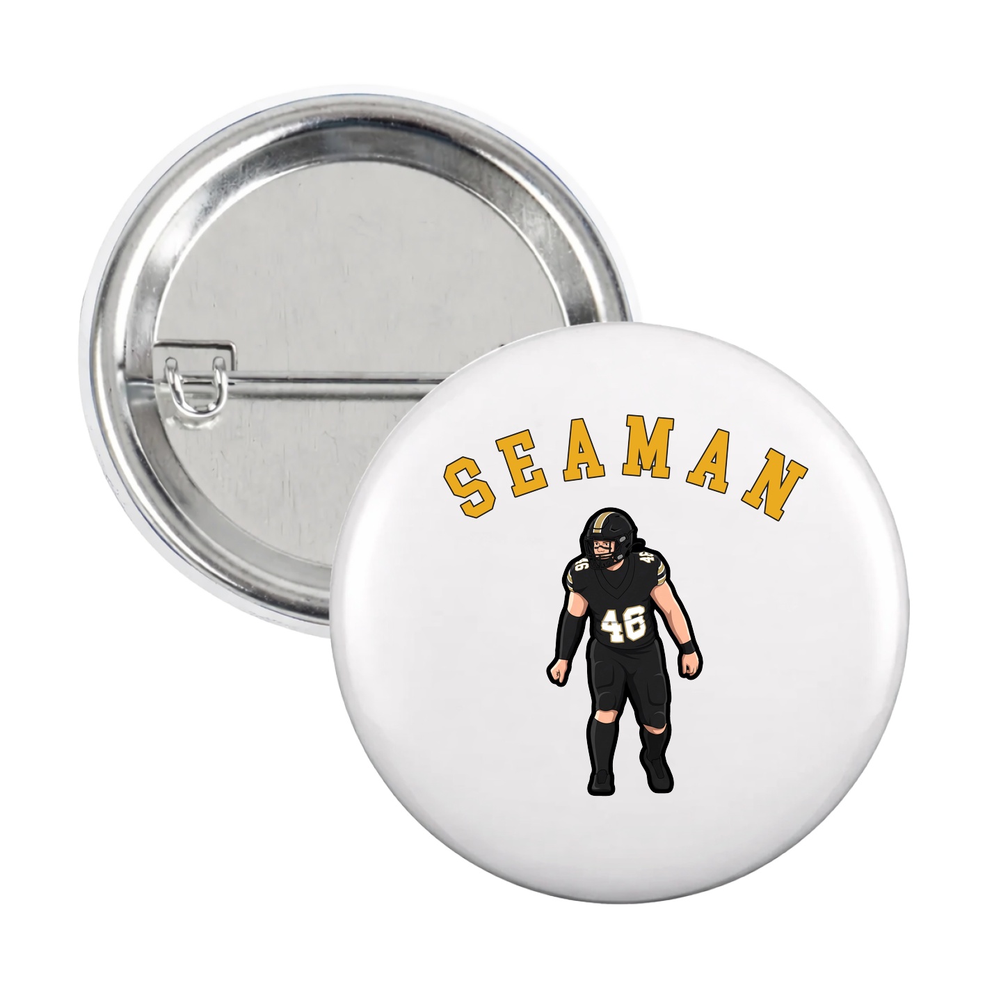 Game Day Button — Shirsey Arch in White