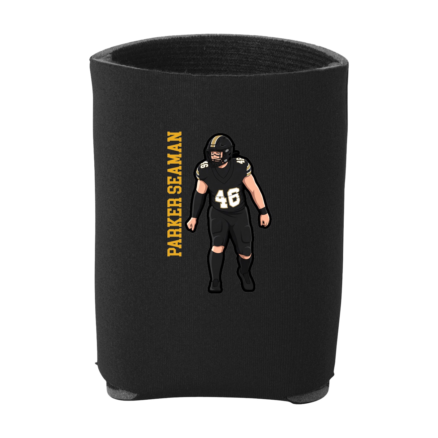 Can Holder — Name Vertical in Black