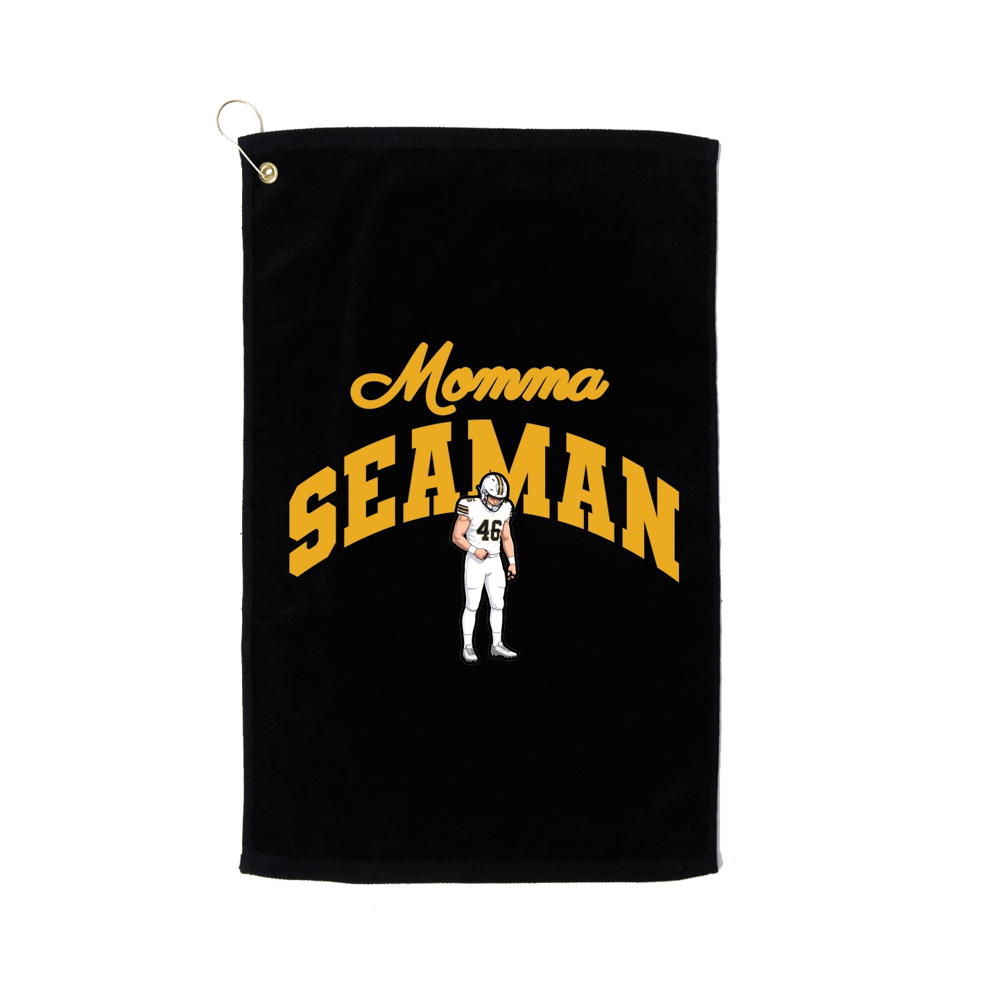 Golf Towel — Mothers Day Arch in Black