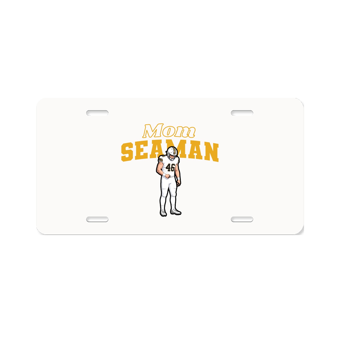 License Plate — Mothers Day Block in Classic