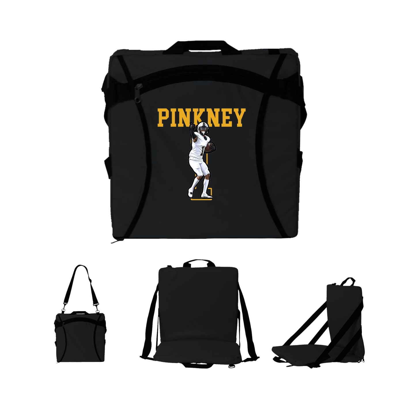 Folding Stadium Seat — Shirsey in Black
