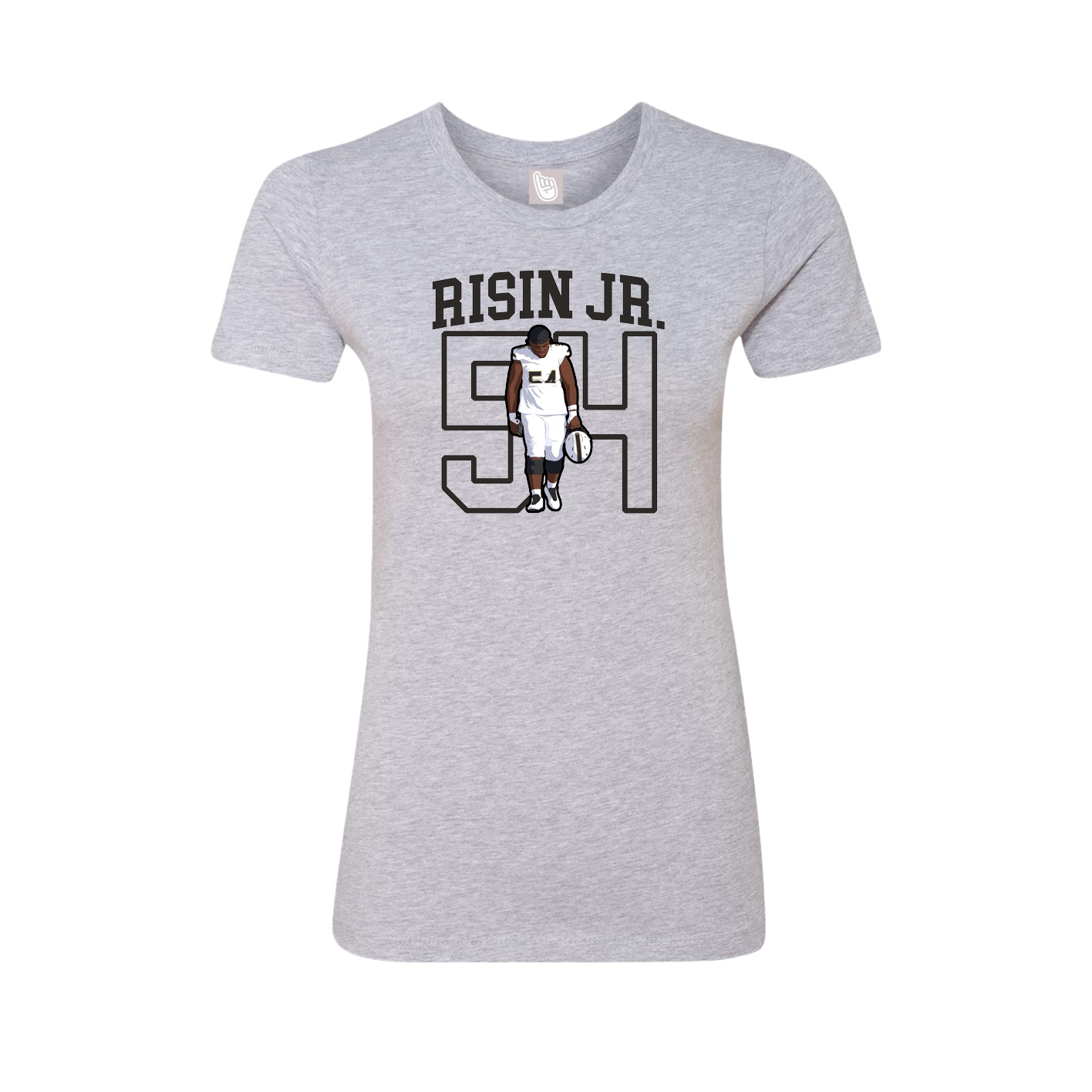 Fitted Women's Tee — Shirsey in Grey