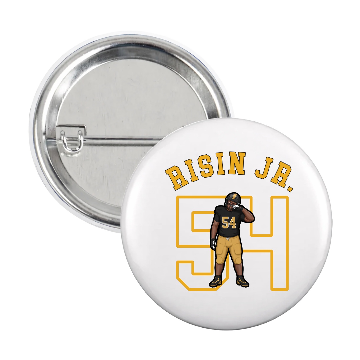Game Day Button — Shirsey Arch in White