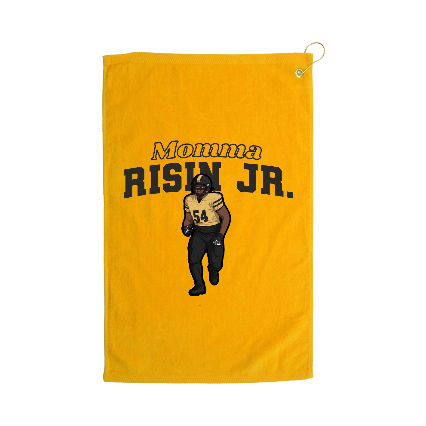 Golf Towel — Mothers Day Block in Gold