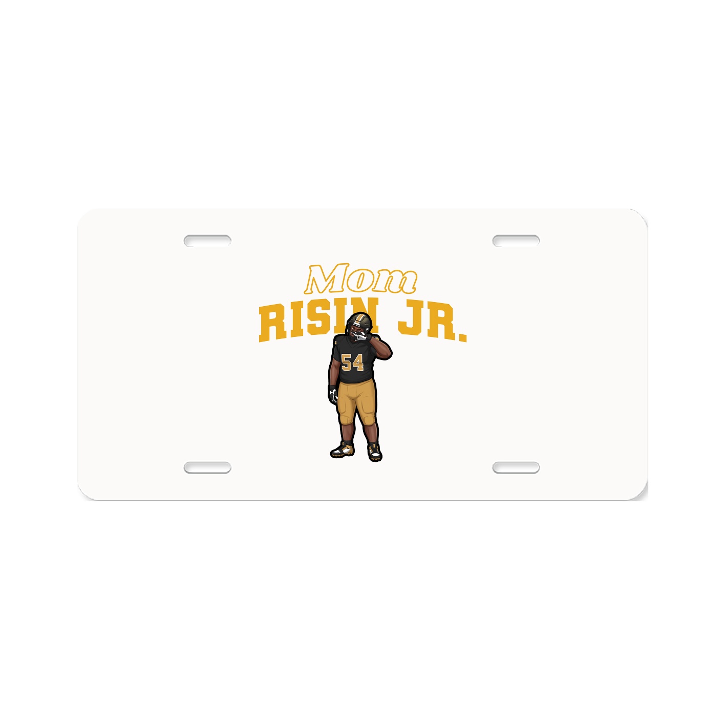 License Plate — Mothers Day Block in Classic