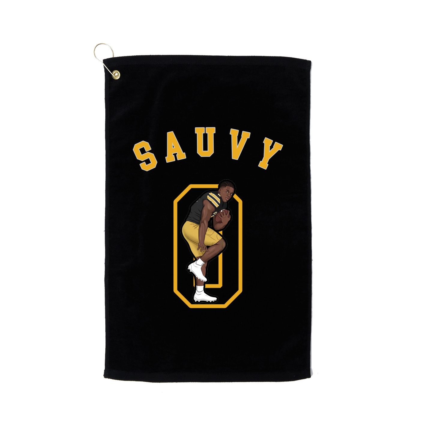Golf Towel — Shirsey Arch in Black