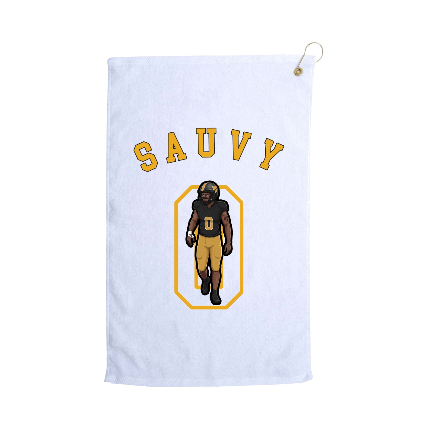 Golf Towel — Shirsey Arch in White