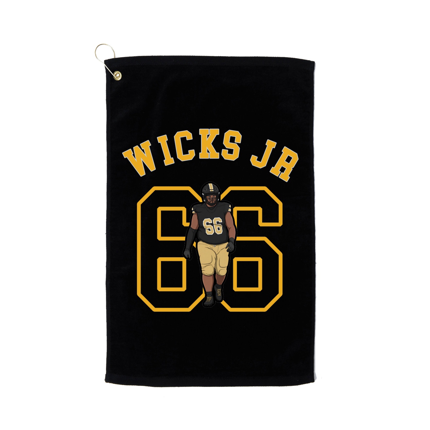 Golf Towel — Shirsey Arch in Black