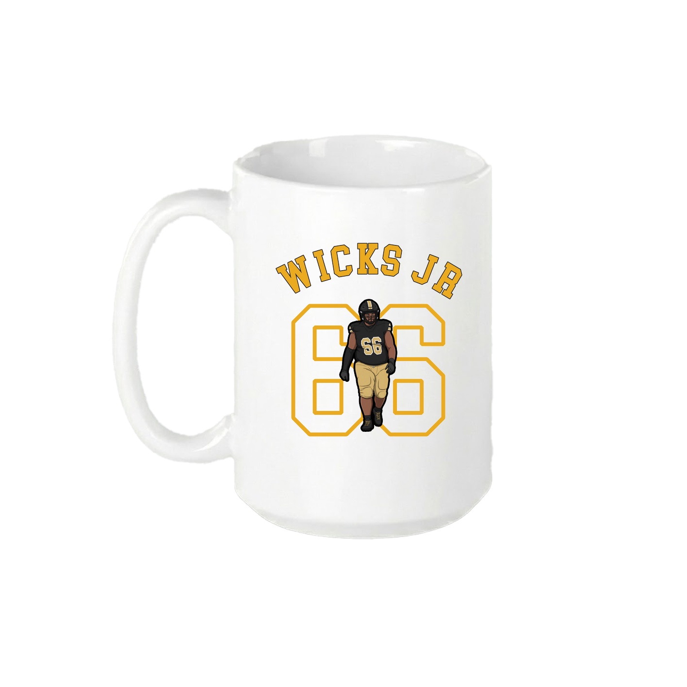 15oz Coffee Mug — Shirsey Arch in White