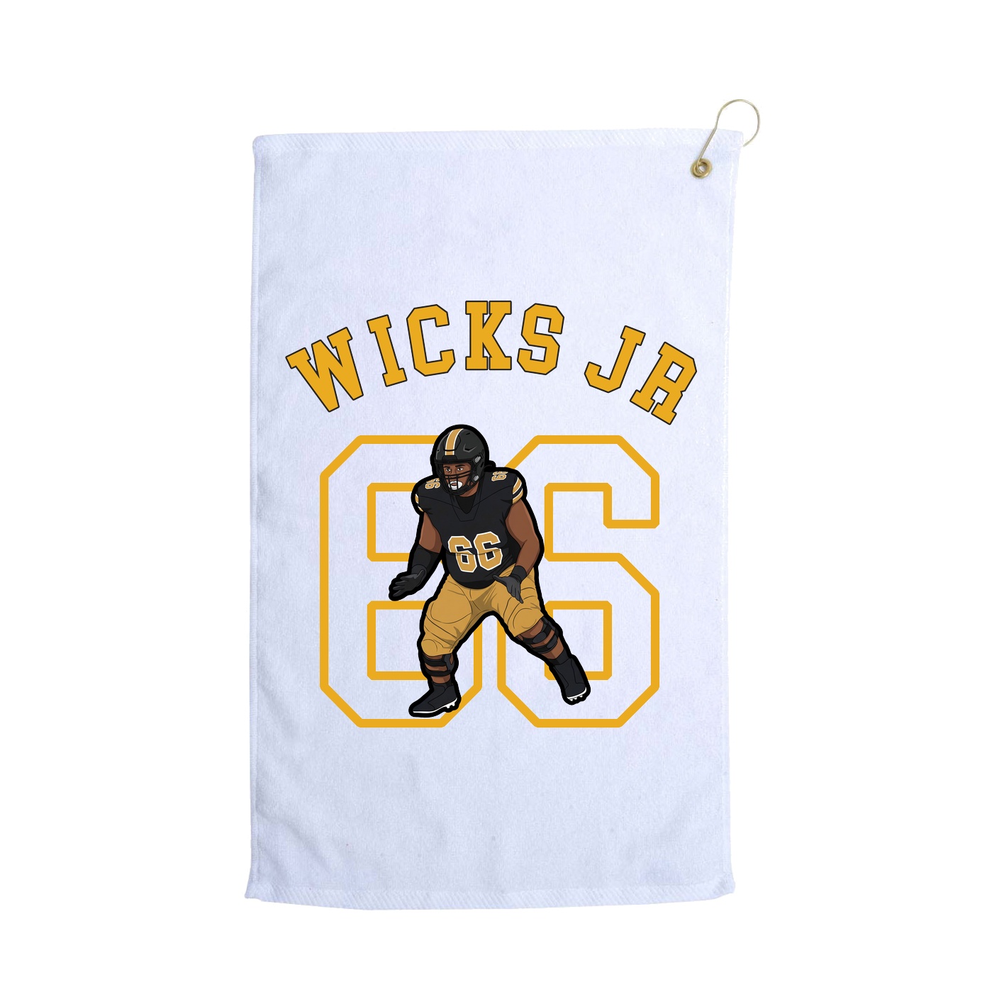 Golf Towel — Shirsey Arch in White