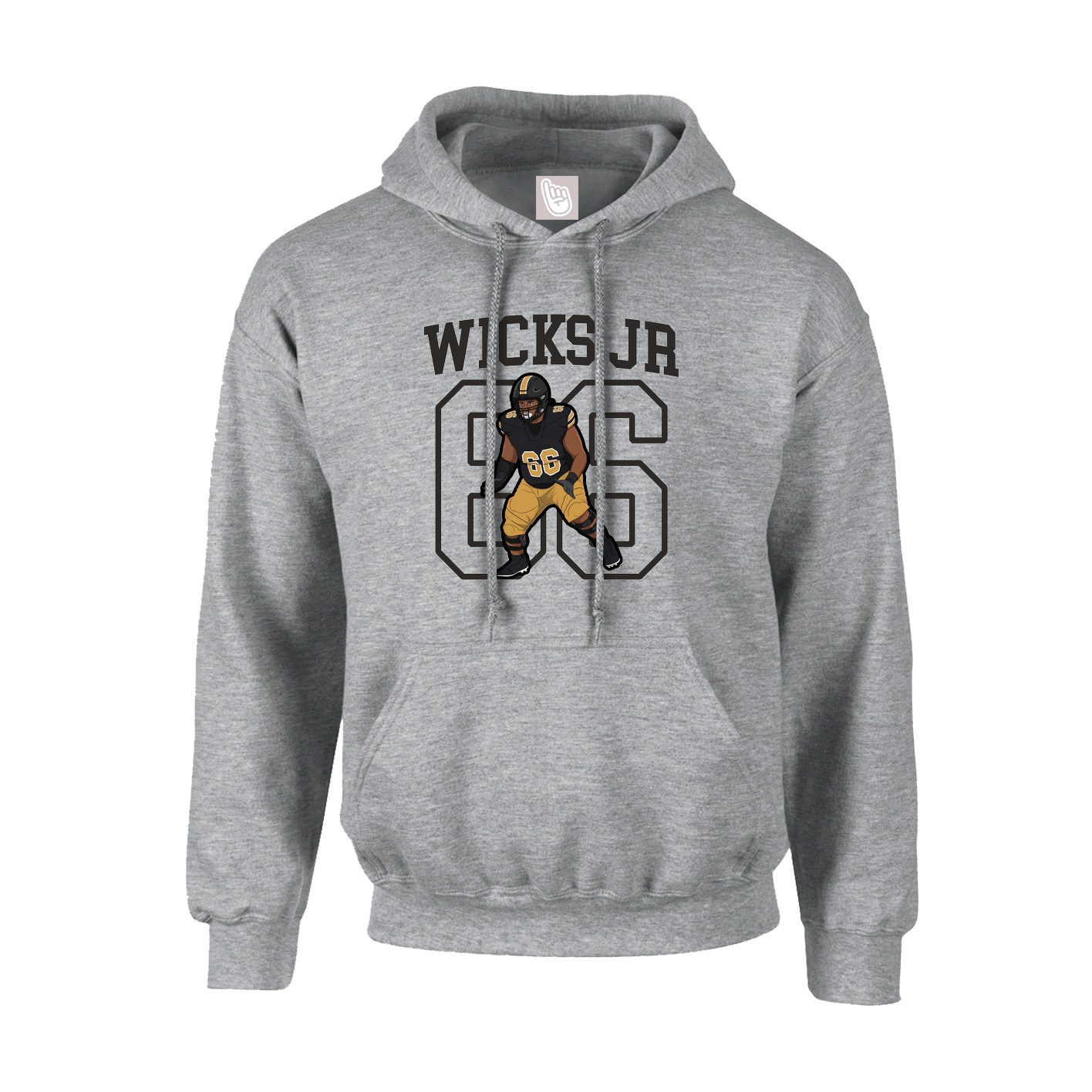 Hoodie — Shirsey in Grey