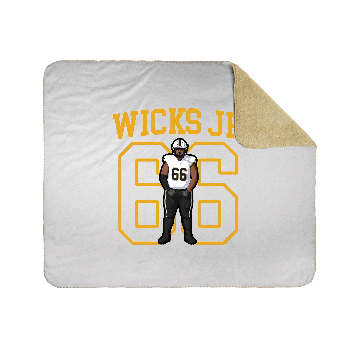 Throw Blanket — Shirsey in White