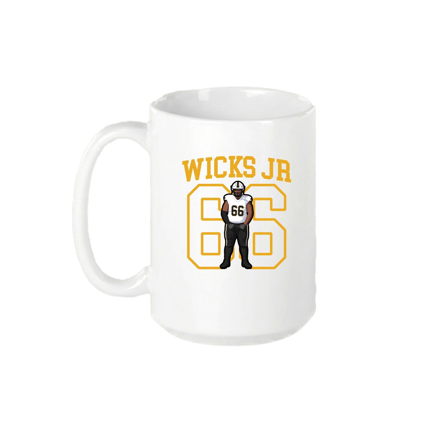 15oz Coffee Mug — Shirsey in White