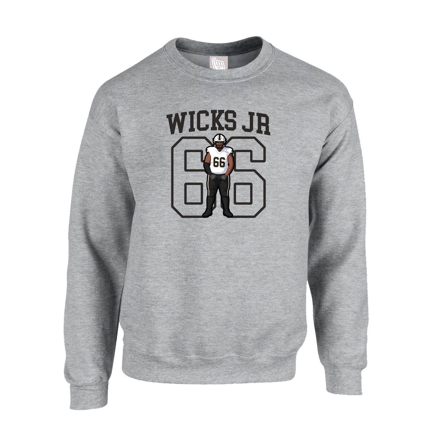 Fleece Crew — Shirsey in Grey