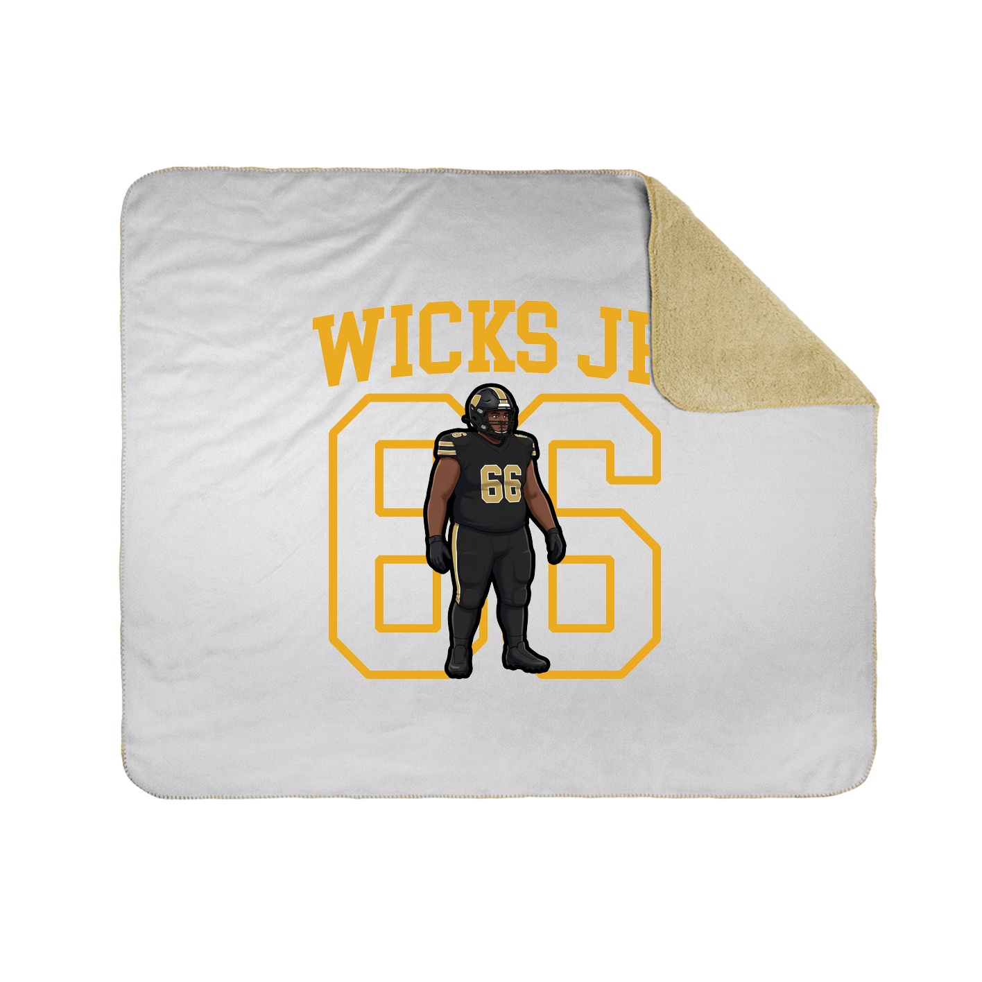 Throw Blanket — Shirsey in White