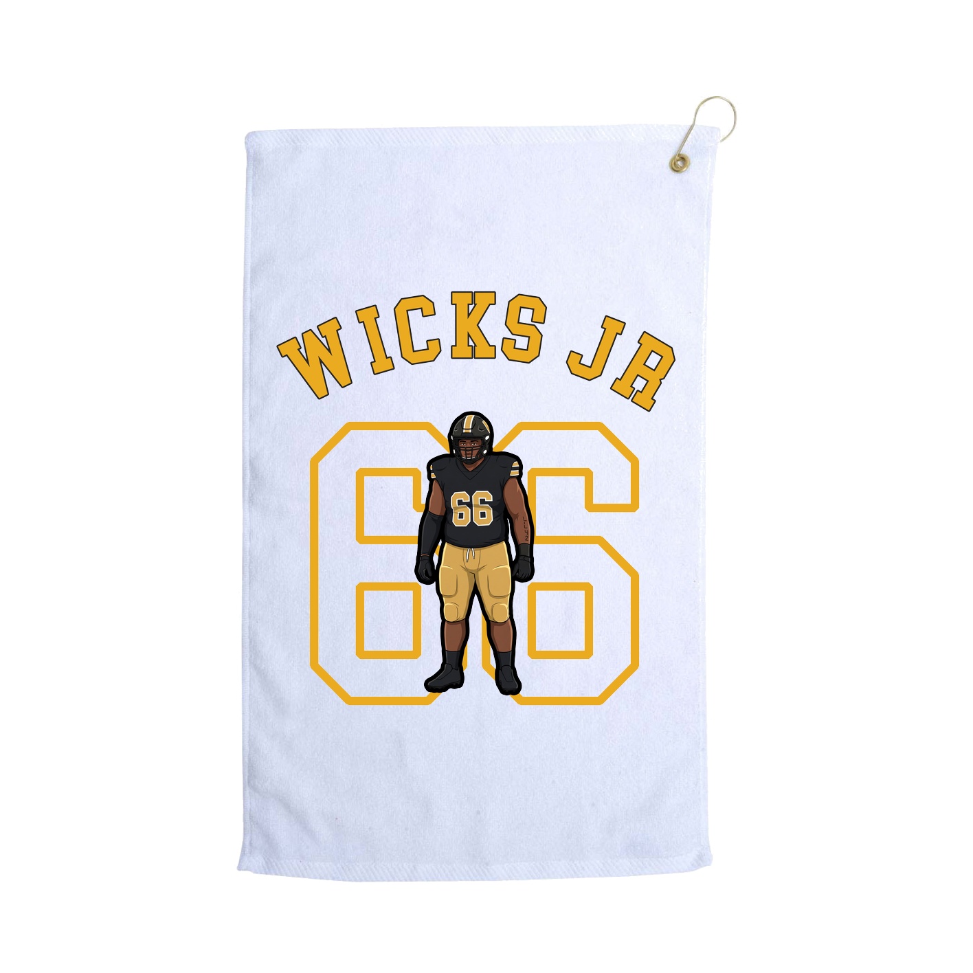 Golf Towel — Shirsey Arch in White