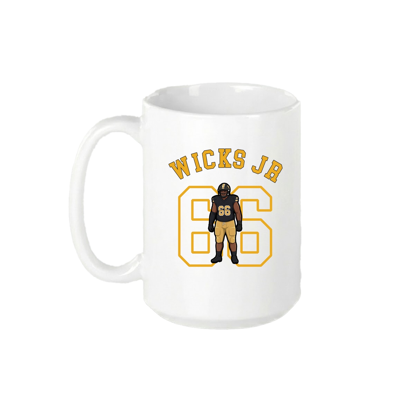 15oz Coffee Mug — Shirsey Arch in White