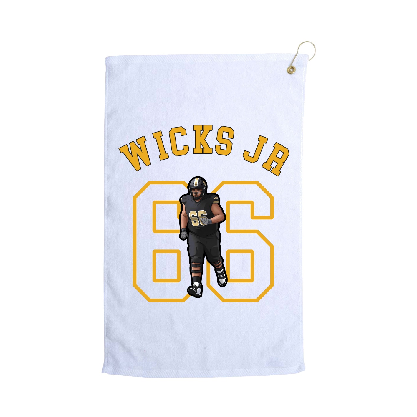Golf Towel — Shirsey Arch in White