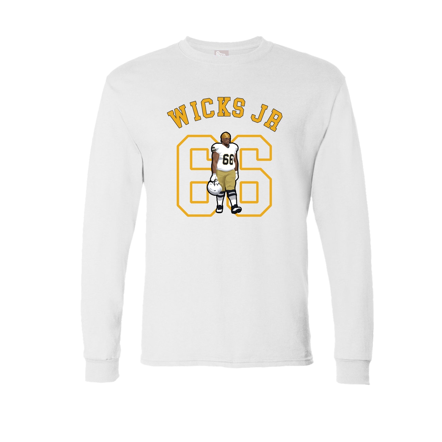 Long Sleeve Tee — Shirsey Arch in White