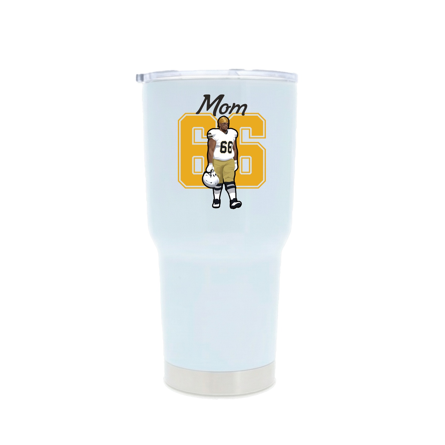 30oz Stainless Steel Tumbler — Mothers Day Shirsey in White